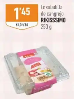 Supermercados Deza Rikissimo ensaladilla de cangrejo oferta