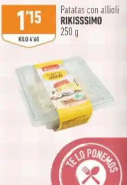 Supermercados Deza Rikissimo patatas con allioli oferta