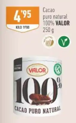 Supermercados Deza Valor cacao puro natural oferta