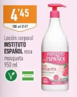 Supermercados Deza Instituto espanol locion corporal rosa mosqueta oferta