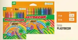 Supermercados Deza Ceras PLASTIDECOR oferta