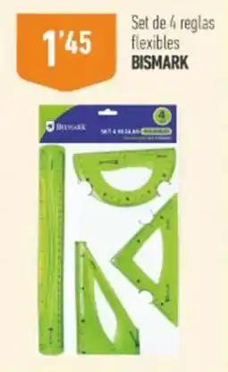 Supermercados Deza Bismark set de 4 reglas flexibles oferta