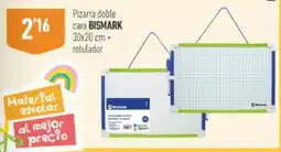 Supermercados Deza Bismark pizarra doble cara oferta