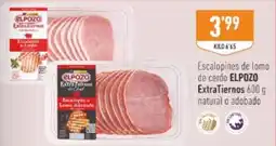 Supermercados Deza Elpozo escalopines de lomo oferta