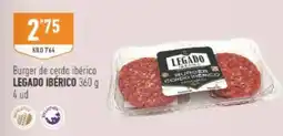 Supermercados Deza Legado ibérico burger de cerdo ibérico oferta