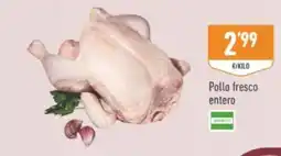 Supermercados Deza Pollo fresco entero oferta