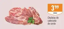 Supermercados Deza Chuletas de cabezada de cerdo oferta