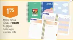 Supermercados Deza Ingraf agenda escolar oferta