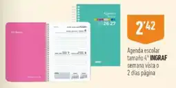 Supermercados Deza Ingraf agenda escolar oferta