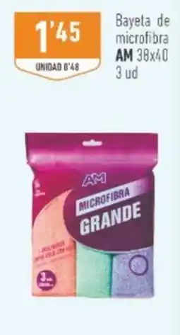 Supermercados Deza AM bayeta de microfibra oferta