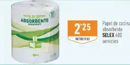 Supermercados Deza selex papel de cocina absorbente oferta