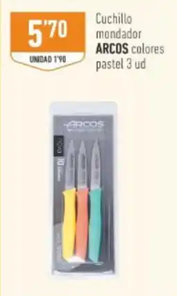 Supermercados Deza Arcos cuchillo mondador colores pastel oferta