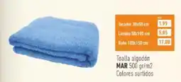 Supermercados Deza Toalla algodón MAR oferta