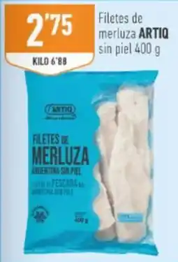 Supermercados Deza Artiq filetes de merluza oferta