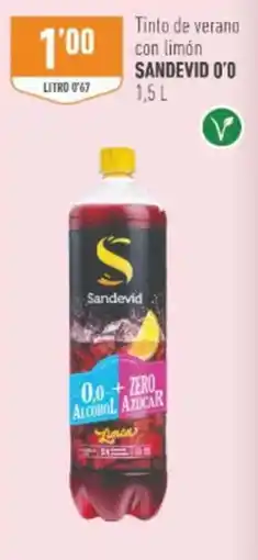 Supermercados Deza Sandevid tinto de verano con limón oferta