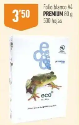 Supermercados Deza D&G eco+ folio blanco A4 oferta