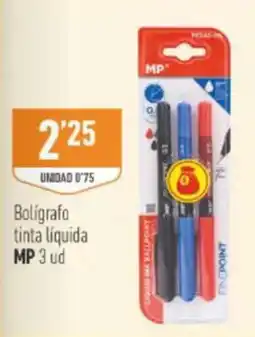 Supermercados Deza MP bolígrafo tinta líquida oferta