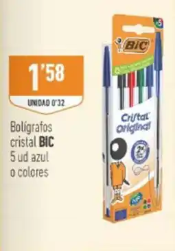 Supermercados Deza Bic bolígrafos cristal oferta