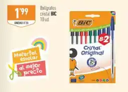 Supermercados Deza Bic bolígrafos cristal oferta