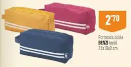 Supermercados Deza Benzi portatodo doble textil oferta