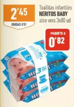 Supermercados Deza Neritos baby toallitas infantiles aloe vera oferta