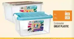 Supermercados Deza Great Plastic contenedor oferta