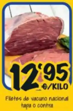 Cash Fresh Filetes de vacuno nacional tapa o contra oferta