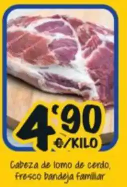 Cash Fresh Cabeza de lomo de cerdo oferta