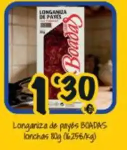Cash Fresh Boadas longaniza de payés oferta