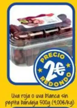 Cash Fresh Uva roja o uva blanca sin pepita bandeja oferta