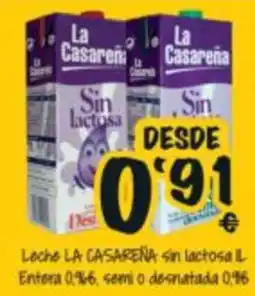 Cash Fresh La Casarena leche sin lactosa oferta
