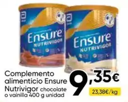 FROIZ Ensure Nutrivigor chocolate o vainilla oferta
