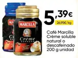 FROIZ Marcilla café crème soluble natural o descafeinado oferta