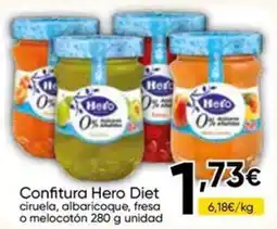 FROIZ Hero Diet confitura ciruela albaricoque fresa o melocotón oferta
