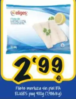 Cash Fresh Eliges filete de merluza oferta