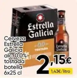 FROIZ Estrella Galicia cerveza tostada oferta