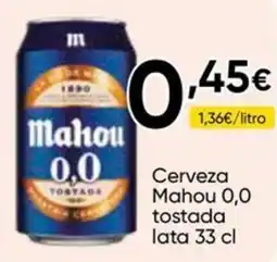 FROIZ Mahou 0,0 tostada oferta