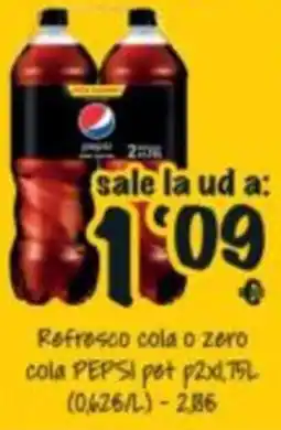 Cash Fresh Pepsi refresco cola o zero cola oferta