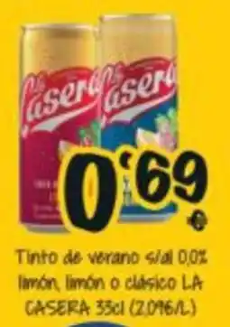 Cash Fresh La Casera tinto de verano oferta