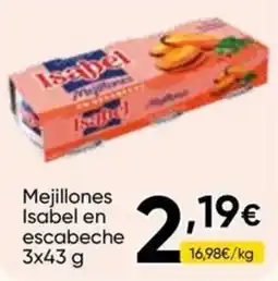 FROIZ Isabel mejillones en escabeche oferta