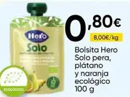 FROIZ Hero bolsita pera, plátano y naranja oferta