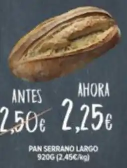 Cash Fresh Pan serrano largo oferta