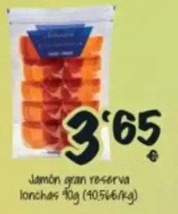 Cash Fresh Jamón gran reserva oferta