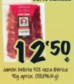 Cash Fresh Iberico jamón bellota 50% raza ibérica oferta
