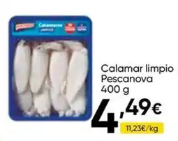 FROIZ Pescanova calamar limpio oferta