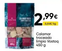FROIZ Vostoq calamar troceado limpio oferta