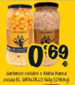Cash Fresh El giraldillo garbanzo cocidos o alubia blanca cocida oferta