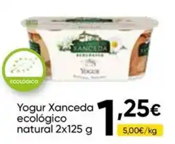 FROIZ Yogur Xanceda ecológico natural oferta