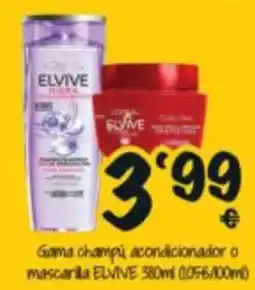 Cash Fresh Elvive gama champú acondicionador o mascarilla oferta