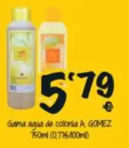 Cash Fresh Gama agua de colonia A. GOMEZ oferta